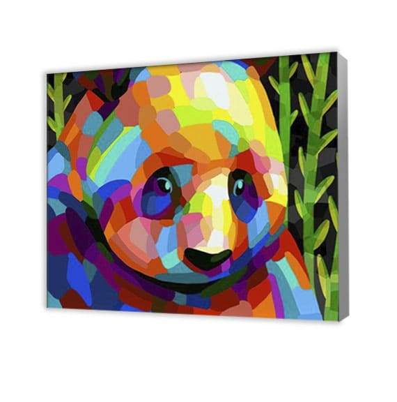 Panda colorido