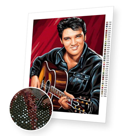 Elvis med guitar