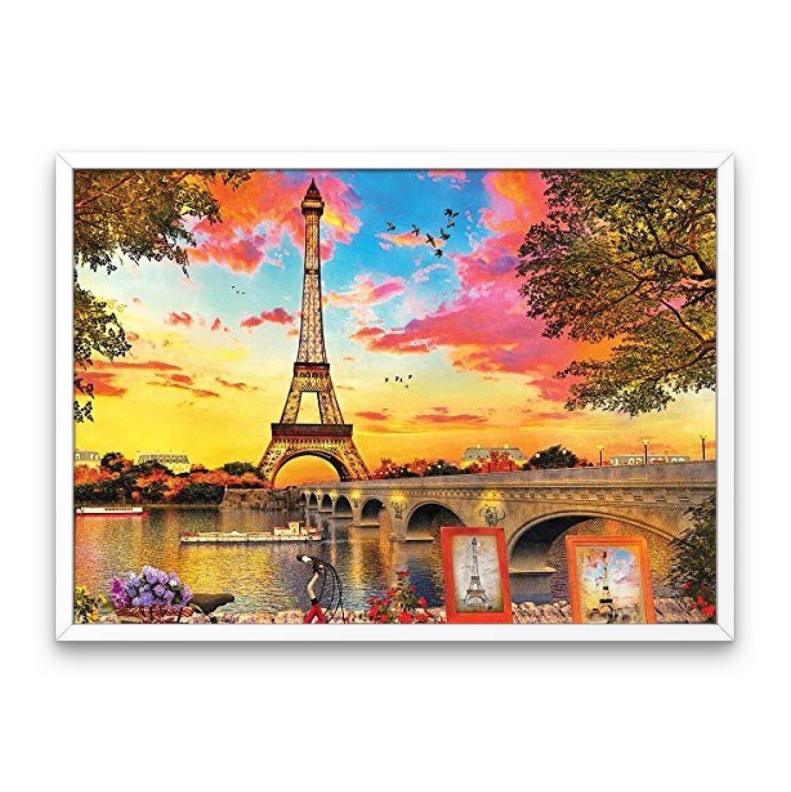 Paris solnedgang